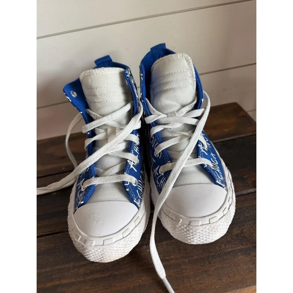 Converse High Not A Chuck University Blue White High Top Sneakers‎
